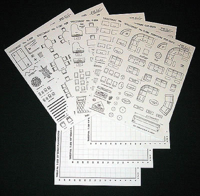residential home furniture arranging kit