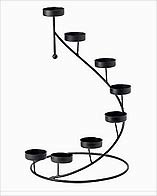 spiral candle centerpiece