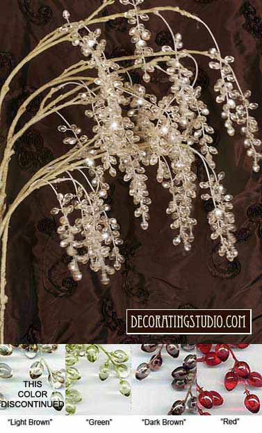 beaded willow branches