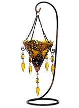 elegant votive centerpiece