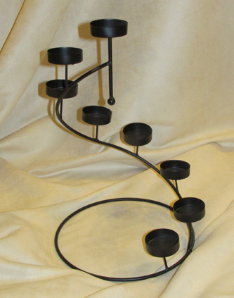 spiral wedding centerpiece