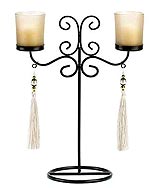 ivory tassel centerpiece