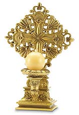 italian renassance cross candleholder