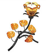 topaz tulip candleholder