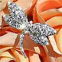 dragonfly bridal bouquet jewelry