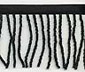 Black Tie Beaded Fringe