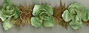 flower trim in mist & beige