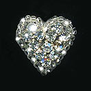 rhinestone heart