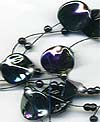 Iridescent String Bead Garland