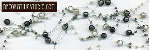 beaded table garland