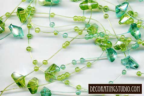 ocean water beaded garland