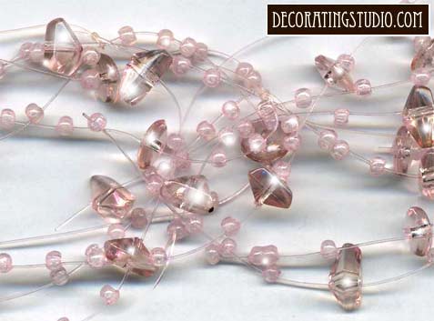 pink beaded garland