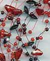 string bead jeweled garland