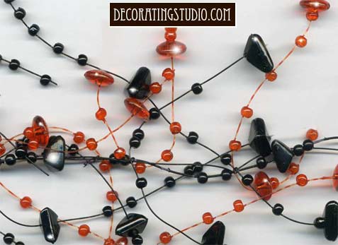 halloween beaded garland decoration