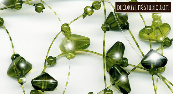 ocean water beaded garland