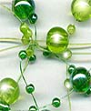 peridot beaded strand