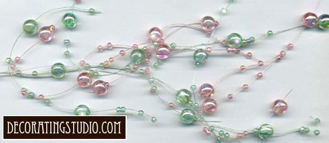 beaded party garland