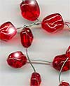 red wired garland