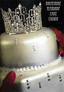rhinestone cake toppers