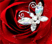 butterfly bouquet flower jewelry