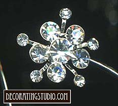 rhinestone cake topper