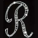 monogram cake topper