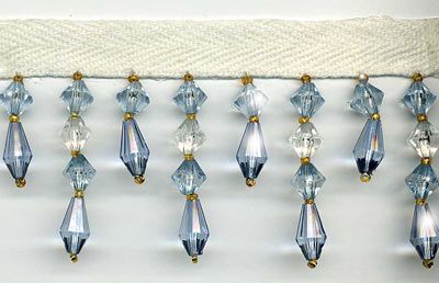 Bridal Stores  Diego on Studio California Style Beaded Fringe Trim In Color San Diego