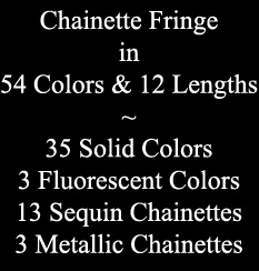 chainette fringe trim