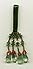 red and green tassel
