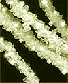 seed bead clear garland