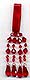 red Christmas tassel