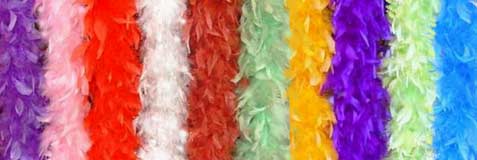 feather boas
