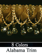 organza ribbon beaded fringe trim