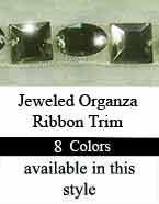 jeweled organza trim