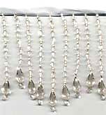 clear chic beaded trim