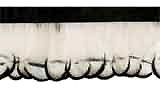 white pheasant fringe trim