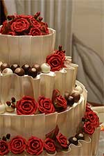 Chocolate Wedding Cake Design
