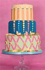 Colorful Wedding Cake Idea