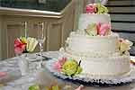 Flowers Wedding Cake Table