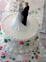 Bride & Groom Wedding Cake Topper