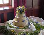 Wedding Table Cake with Greenery