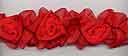 organza flower trim