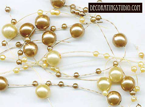 lavender beaded garland