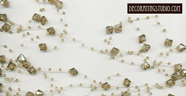 bronze bead garland