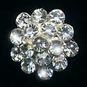 rhinestone cluster bouquet jewelry