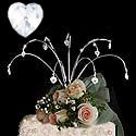 cake topper crystal hearts