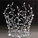 wedding cake crown toppers