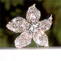 crystal flower cake jewelry