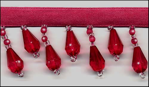 beaded fringe trim