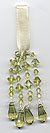 sage green beaded tassel